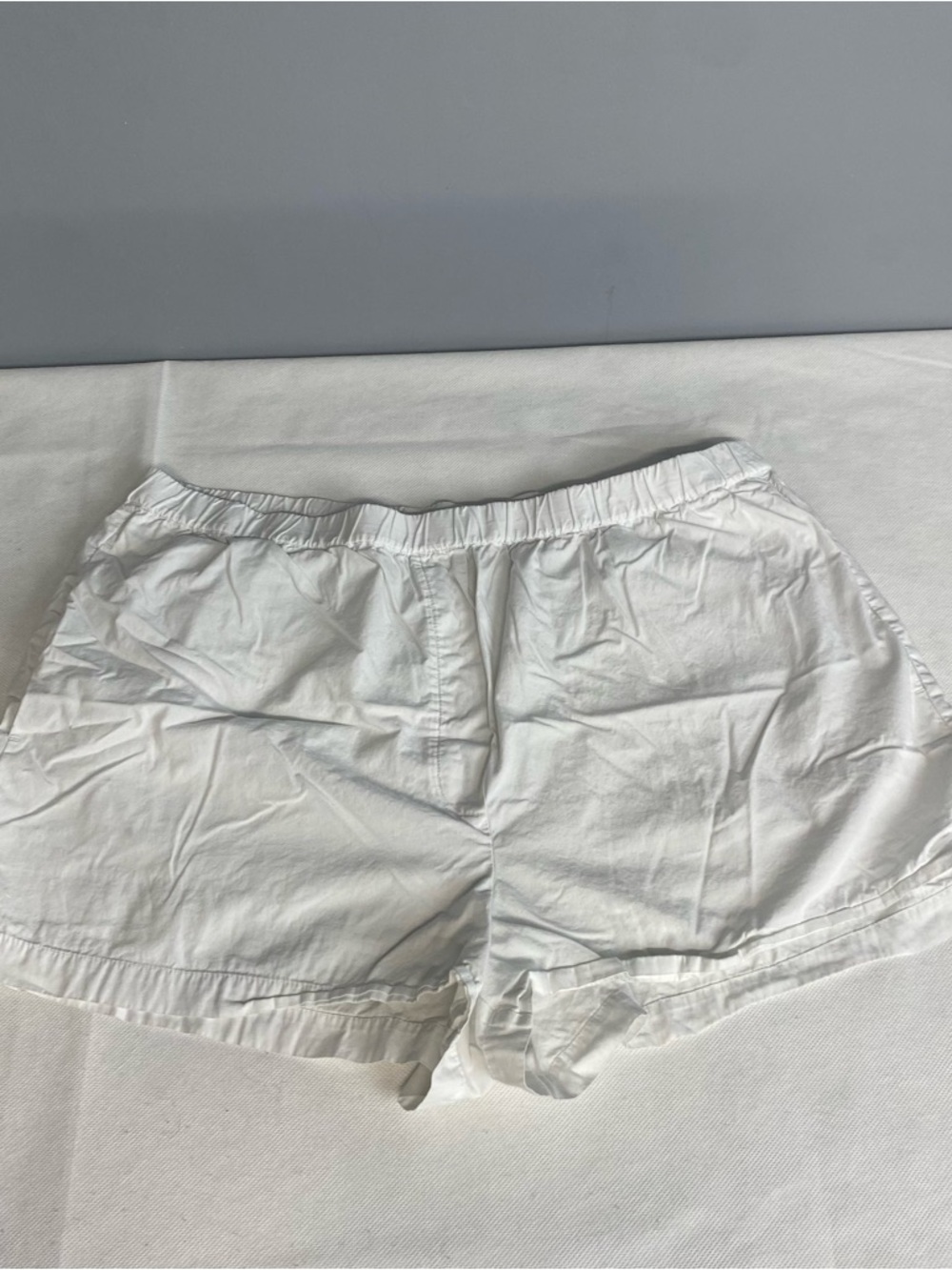 White High-Waist Womens Shorts